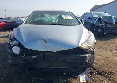 2011 Hyundai Elantra Limited from USA, damaged, VIN 5NPDH4AE7BH021414